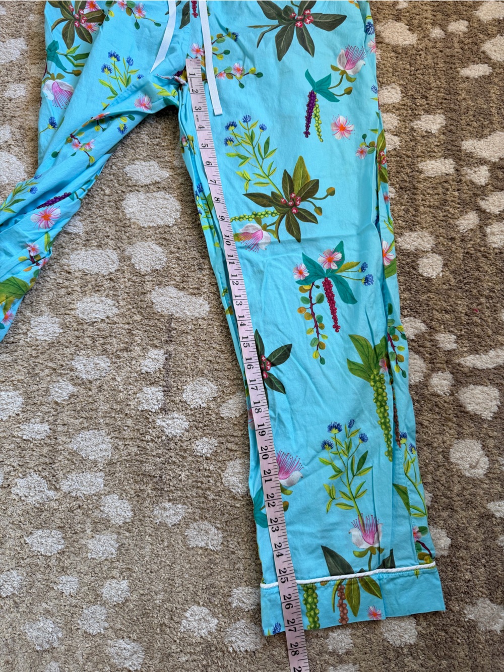 The Cat’s Pajama Set-Blue Botanical Small - Picture 10 of 10